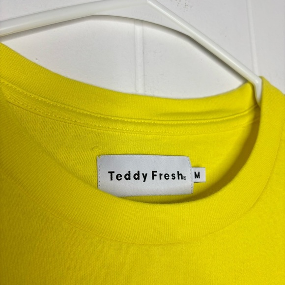 Teddy Fresh I Love You Mom T Shirt Embroidered Men’s Medium Made in USA Rainbow - Picture 4 of 7